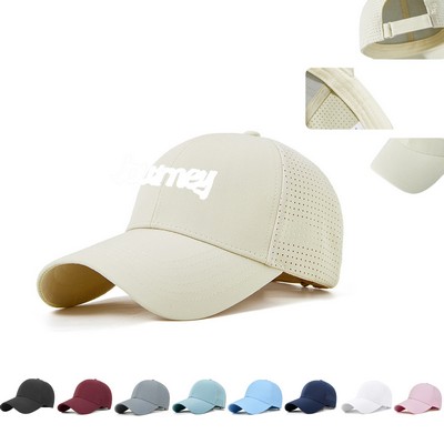 6-Panel Cool Cap w/ Perforated Back Panels